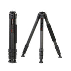 TRIOPO GS2808 Camcorder Photography No Axial Carbon Fiber Tripod Mount Holder with Ball Head, Load: 15KG, GS2808
