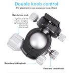 TRIOPO GS2808 Camcorder Photography No Axial Carbon Fiber Tripod Mount Holder with Ball Head, Load: 15KG, GS2808