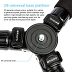 TRIOPO GS2808 Camcorder Photography No Axial Carbon Fiber Tripod Mount Holder with Ball Head, Load: 15KG, GS2808