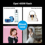TRIOPO Oubao TTR400W Studio Flash with E27 150W Light Bulb, TTR400W