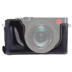 1/4 inch Thread PU Leather Camera Half Case Base for Leica DLUX TYP 109, For Leica D109, For Leica D901