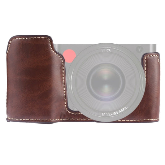1/4 inch Thread PU Leather Camera Half Case Base for Leica TL (Typ 701), For Leica T701