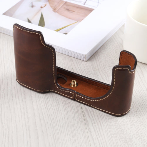 1/4 inch Thread PU Leather Camera Half Case Base for Leica TL (Typ 701), For Leica T701