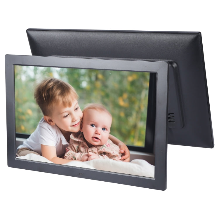 15.4 inch LED Digital Photo Frame with Remote Control, MP3 / MP4 / Movie Player, Support USB / SD Card Input, Built in Stereo Speaker, 15.4 inch