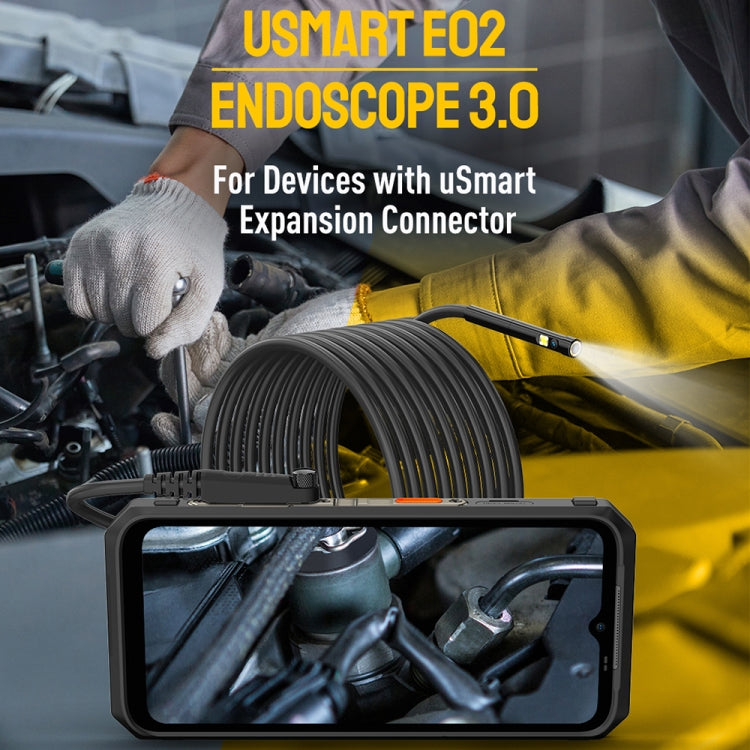 Endoscope E2 IP67 Waterproof Digital Endoscope for Ulefone Armor 9 / 9E / Power Armor 13 / 16 Pro / 18T / 21 / Armor Pad, uSmart E2