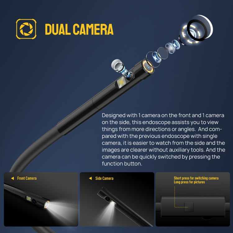 Endoscope E2 IP67 Waterproof Digital Endoscope for Ulefone Armor 9 / 9E / Power Armor 13 / 16 Pro / 18T / 21 / Armor Pad, uSmart E2