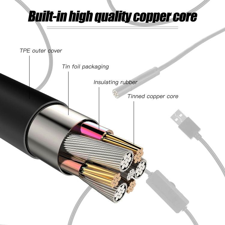 P20 4.3 Inch Screen Display HD1080P Inspection Endoscope with 8 LEDs, Length: 2m, Lens Diameter: 8mm, Mild Line, Length: 2m, Mild Line