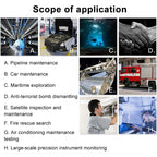 F99 HD Mobile Phone Endoscope, 8mm Waterproof Pipe Endoscope, Wifi Version, Hardwire, Length: 1m, Length: 1m