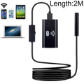 F99 HD Mobile Phone Endoscope, 8mm Waterproof Pipe Endoscope, Wifi Version, Hardwire, Length: 2m, Length: 2m