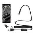 Y101 8mm Spiral Head 3 In 1 Waterproof Digital Endoscope Inspection Camera, Length: 2m Flexible Cable, Length: 2m Flexible Cable