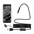 Y101 8mm Spiral Head 3 In 1 Waterproof Digital Endoscope Inspection Camera, Length: 3.5m Flexible Cable, Length: 3.5m Flexible Cable