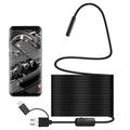 Y101 8mm Spiral Head 3 In 1 Waterproof Digital Endoscope Inspection Camera, Length: 10m Flexible Cable, Length: 10m Flexible Cable