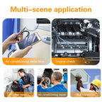 Y101 8mm Spiral Head 3 In 1 Waterproof Digital Endoscope Inspection Camera, Length: 10m Flexible Cable, Length: 10m Flexible Cable