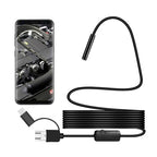 Y101 8mm Spiral Head 3 In 1 Waterproof Digital Endoscope Inspection Camera, Length: 3.5m Hard Cable, Length: 3.5m Hard Cable