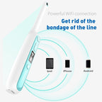 i401 2.0MP HD Camera Wireless Dental Inspection Endoscope with 8 Adjustable LEDs, IP67 Waterproof