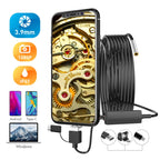 inskam107 3.9mm 3 In 1 HD Waterproof Industry Digital Endoscope Inspection Camera, Length: 1m Flexible Cable, 1m Flexible Cable