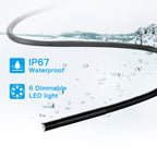 F220 5.5mm HD 5.0MP WIFI Endoscope Inspection Camera with 6 LEDs, Length: 2m, Length: 2m
