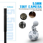 F220 5.5mm HD 5.0MP WIFI Endoscope Inspection Camera with 6 LEDs, Length: 2m, Length: 2m