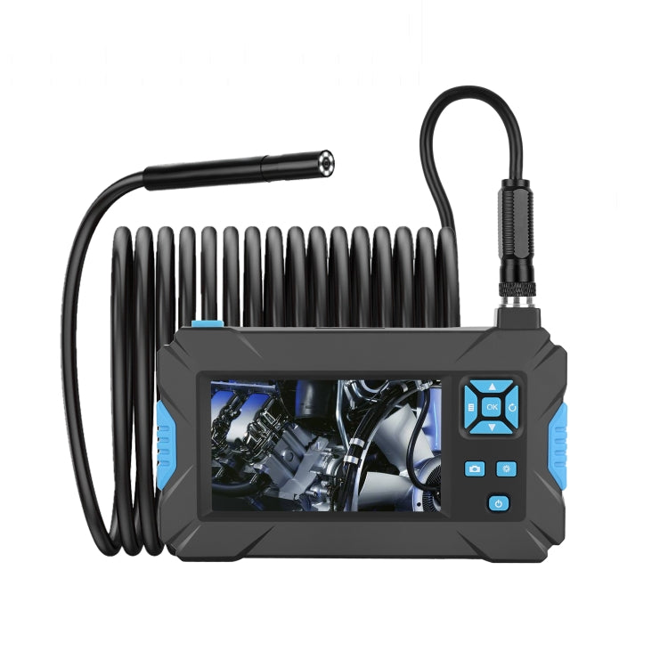 P30 5.5mm IP67 Waterproof 4.3 inch HD Portable Endoscope Hard Cable Industrial Endoscope, Cable Length: 2m, 2m, 2m (Blue)