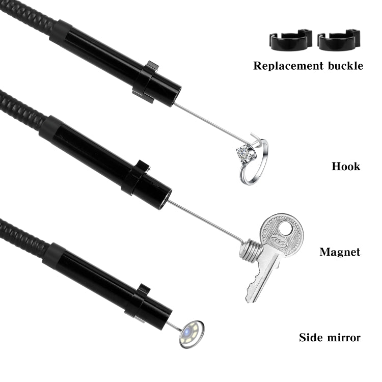 P30 8mm IP67 Waterproof 4.3 inch HD Portable Endoscope Snake Tube Industrial Endoscope, Cable Length: 3m, 3m
