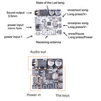 6966 DIY Bluetooth 5.0 Audio Receiver Board Module MP3 Lossless Player Wireless Stereo Music Amplifier Module