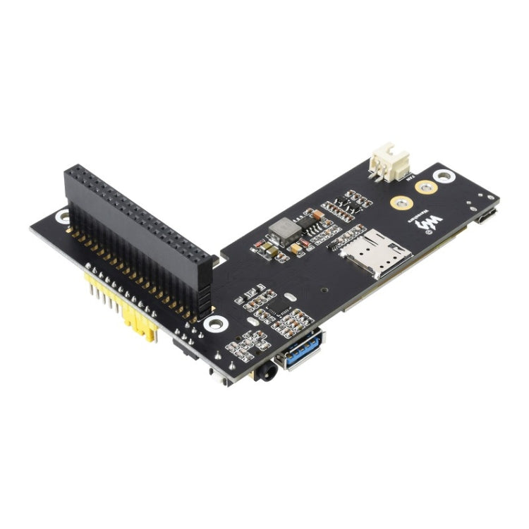 Waveshare SIM8202G-M2 5G Snapdragon X55 Multi Mode Multi Band 5G/4G/3G Module Expand Board for Jetson Nano, EU Plug, SIM8202G-M2 EU Plug