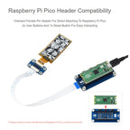 Waveshare 2.13 inch 212 x 104 Pixel Black / White Flexible E-Paper E-Ink Display Module for Raspberry Pi Pico, SPI Interface, 20124