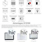 Waveshare 5.83 inch 648x480 Pixel Red Black White E-Paper E-Ink Display Module (B) for Raspberry Pi Pico, SPI Interface, 20127