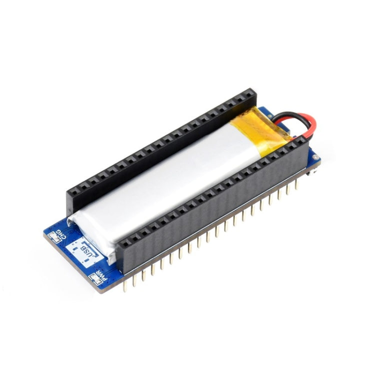 Waveshare UPS Module Uninterruptible Power Supply 600mAh Li-Po Battery Module Stackable Board for Raspberry Pi Pico, UPS