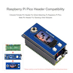 Waveshare UPS Module Uninterruptible Power Supply 600mAh Li-Po Battery Module Stackable Board for Raspberry Pi Pico, UPS