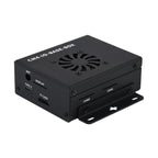 Waveshare Mini IO Board Lite Ver Mini-Computer Base Box with Metal Case & Cooling Fan for Raspberry Pi CM4, IO Board Lite Ver