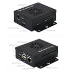Waveshare Mini IO Board Lite Ver Mini-Computer Base Box with Metal Case & Cooling Fan for Raspberry Pi CM4, IO Board Lite Ver