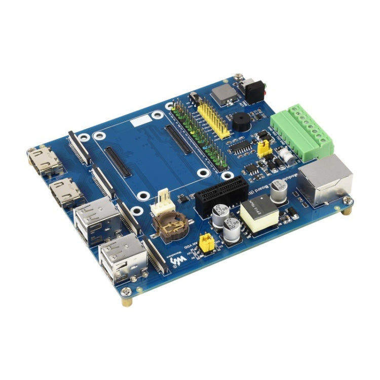 Waveshare Compute Module IO Board with PoE Feature (Type B) for Raspberry Pi all Variants of CM4, Type B for Raspberry Pi  CM4
