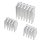 3 in 1 Cooling Heatsink Aluminium Heat Sink Pad Shims for Raspberry Pi 3 / 2, For Raspberry Pi 3 / 2
