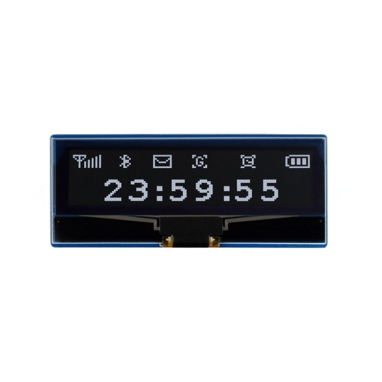 WAVESHARE 128 x 32 Pixel 2.23 inch OLED Display Module for Raspberry Pi Pico, SPI/I2C, 19750