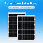 Waveshare High Conversion Efficiency 18V 10W Solar Panel, 19598