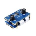 Waveshare Binocular Camera Base Board with Interface Expander for Raspberry Pi Compute Module 4