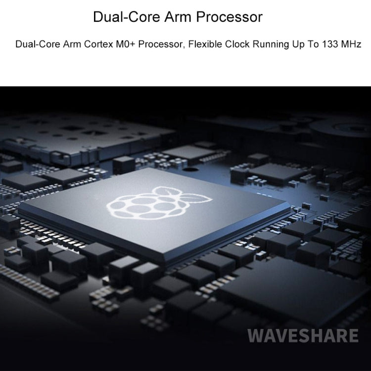 Waveshare RP2040-Plus Pico-like MCU Board Based on Raspberry Pi MCU RP2040, without Pinheader, RP2040-Plus without Pinheader