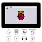 WAVESHARE 8 inch 800 x 480 Capacitive Touch Display for Raspberry Pi, DSI Interface, 8 inch