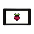 WAVESHARE 7 inch 800 x 480 Capacitive Touch Display with Case & Front Camera for Raspberry Pi, 7 inch with Case & Cam