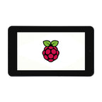 WAVESHARE 7 inch 800 x 480 Capacitive Touch Display with Case & Front Camera for Raspberry Pi, 7 inch with Case & Cam