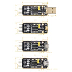 Waveshare Mini USB to UART High Band Rate Transmission Module Connectors, Mini USB