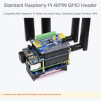 Waveshare SIM8202G-M2 5G HAT B Multi Band Snapdragon X55 Module Board for Raspberry Pi, SIM8202G-M2 5G HAT B