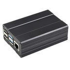 Waveshare Aluminum Chamfered Design Case for Raspberry Pi 4B, Aluminum Chamfered Case