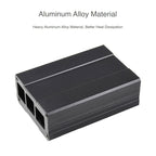Waveshare Aluminum Chamfered Design Case for Raspberry Pi 4B, Aluminum Chamfered Case