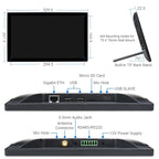 WAVESHARE Mini-Computer Powered by Raspberry Pi CM4 Touch Screen, Raspberry Pi CM4 Touch Screen EU Plug, Raspberry Pi CM4 Touch Screen UK Plug, Raspberry Pi CM4 Touch Screen US Plug