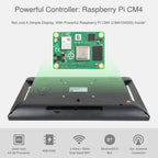 WAVESHARE Mini-Computer Powered by Raspberry Pi CM4 Touch Screen, Raspberry Pi CM4 Touch Screen EU Plug, Raspberry Pi CM4 Touch Screen UK Plug, Raspberry Pi CM4 Touch Screen US Plug