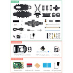 Waveshare WAVEGO 12-DOF Bionic Dog-Like Robot, Basic Version, Basic Version