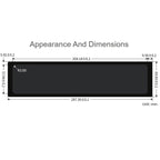 WAVESHARE 11.9 inch Capacitive Touch Display For Raspberry Pi, 320 x 1480, IPS, DSI Interface, 11.9 inch