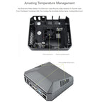 Waveshare Argon One Aluminum Case For Raspberry Pi 4, with Safe Power Button, Argon One